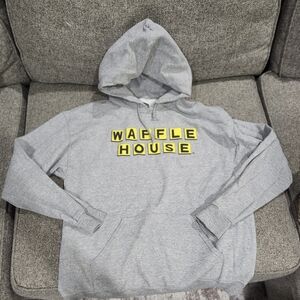Gray Waffle House Hoodie